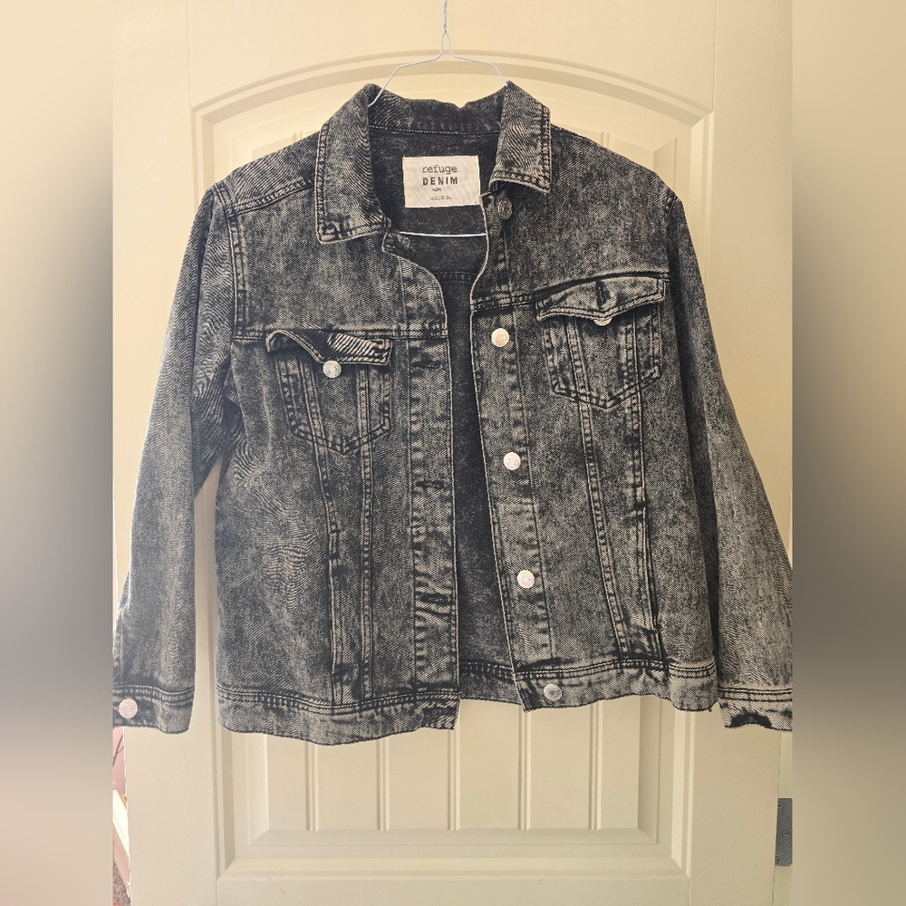 Washed Black Jean Jacket
